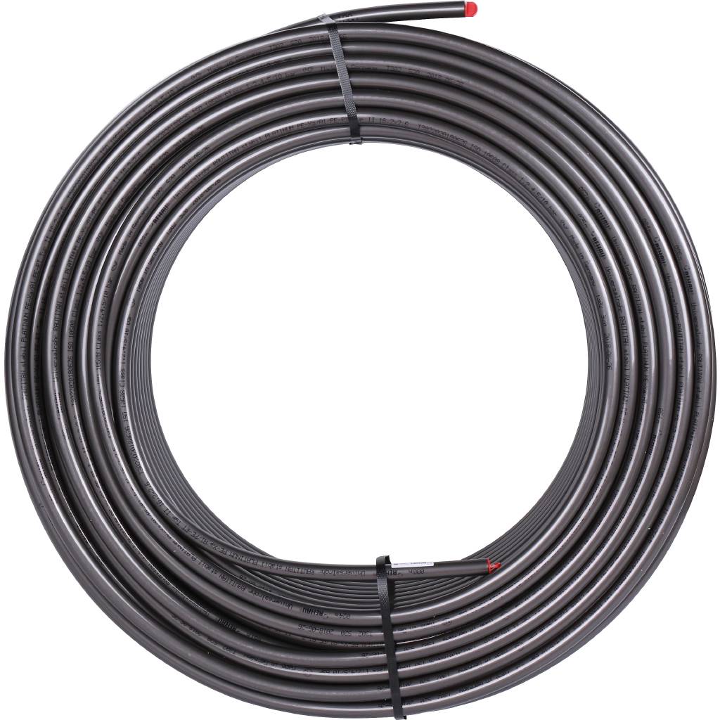 Труба универсальная РЕХАУ RAUTITAN stabil PLATINUM 16,2х2,6 мм, бухта 100 м из сшитого полиэтилена, 11234021100