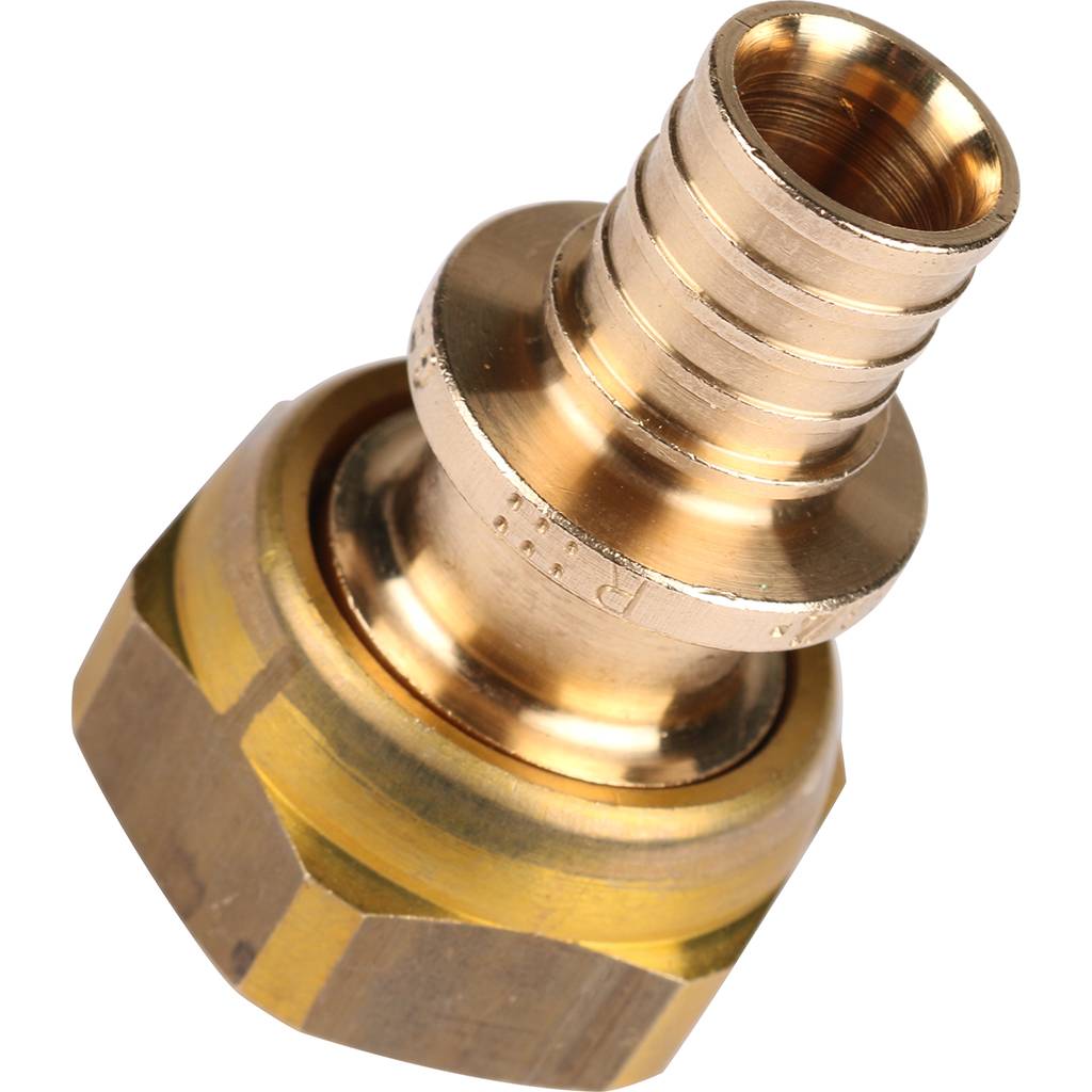 Переходник РЕХАУ RAUTITAN с накидной гайкой 16-G 3/4 RX+ для труб из сшитого полиэтилена аксиальный