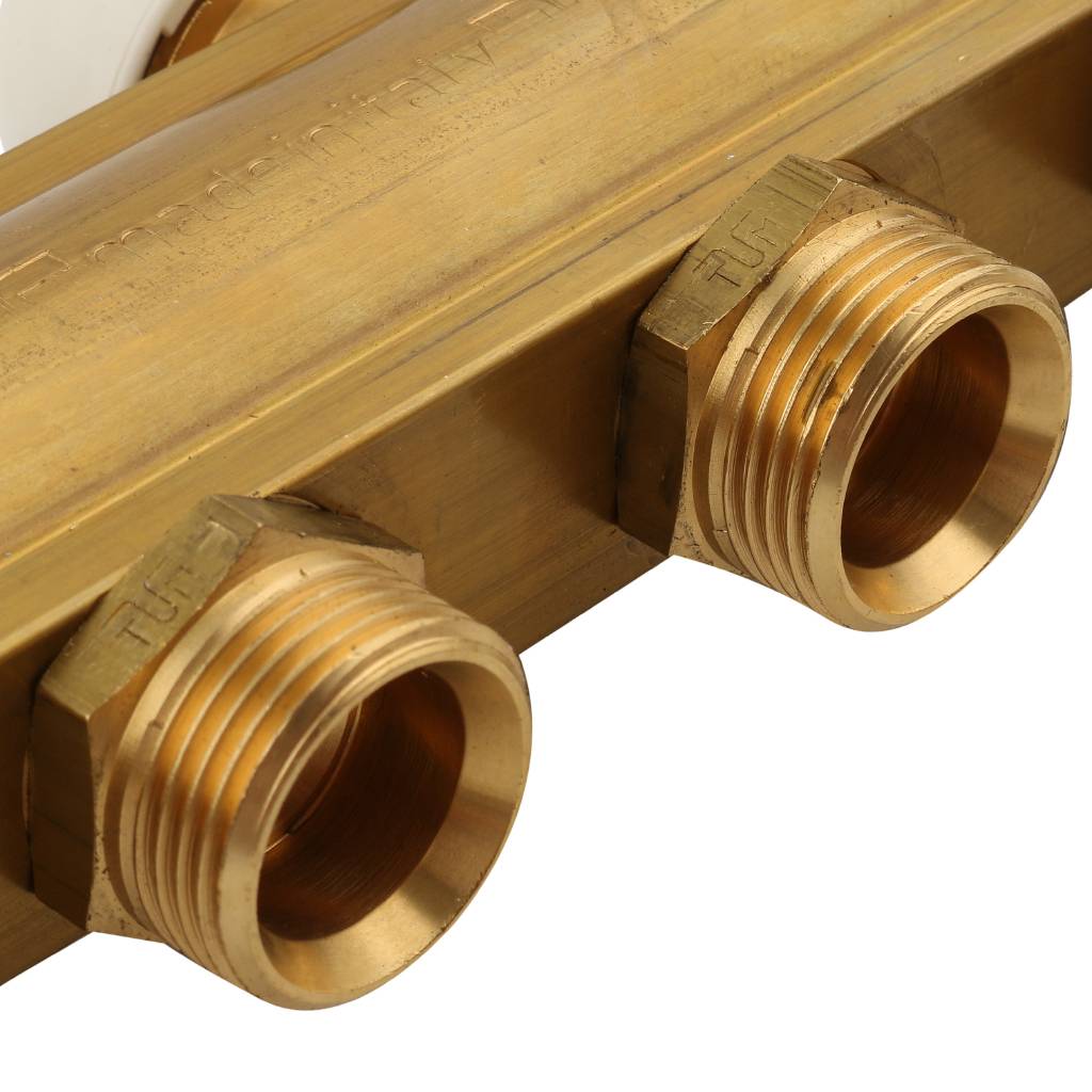 Коллектор в сборе с расходомерами на 11 выходов TIEMME 1х3/4 ЕК, 3870024(3871G060511)