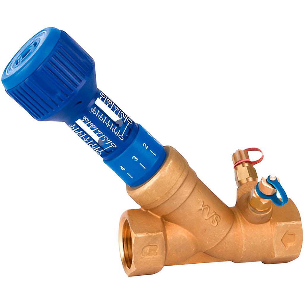 Клапан балансировочный Cimberio 747ОТ 1 PN25 BB ручной с встроен. изм. диафрагмой, CIM 747OT 1