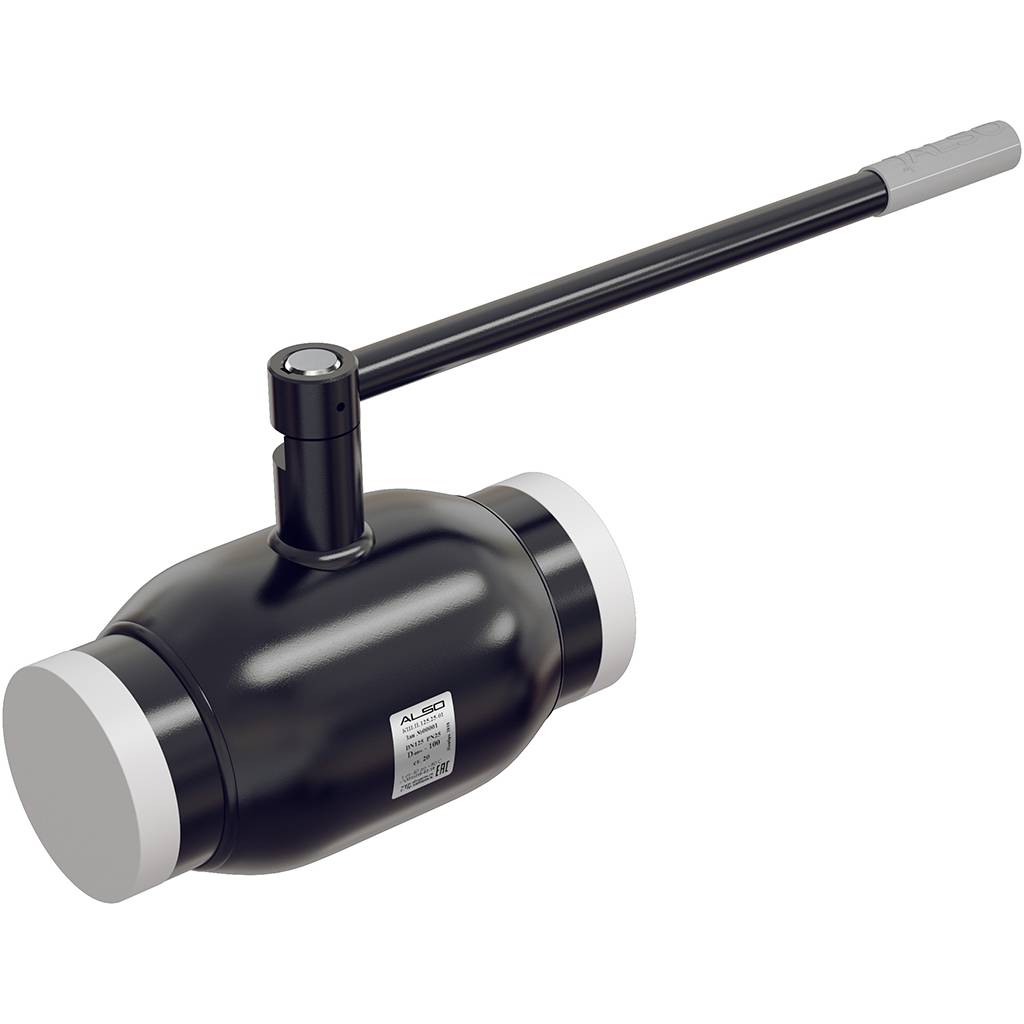 Кран шаровой ALSO КШП Ду300 Ру 2,5МПа из Ст.20 с редуктором