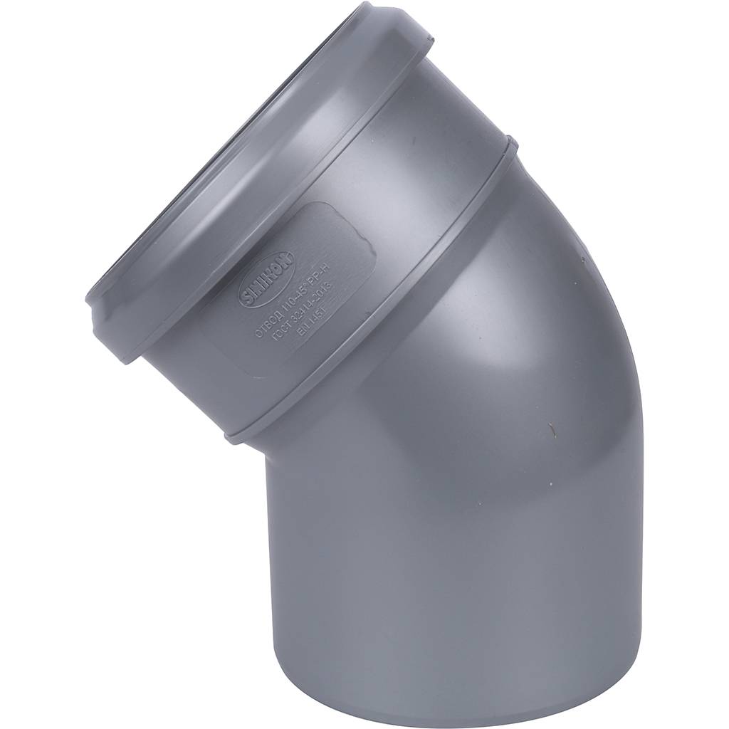 Отвод Sinikon D110x45гр., 504053.R