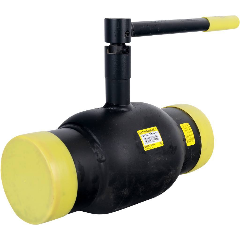 Кран шаровой стальной БРОЕН Балломакс с/с DN 125 PN 25 для теплоснабжения с рукояткой, 57776