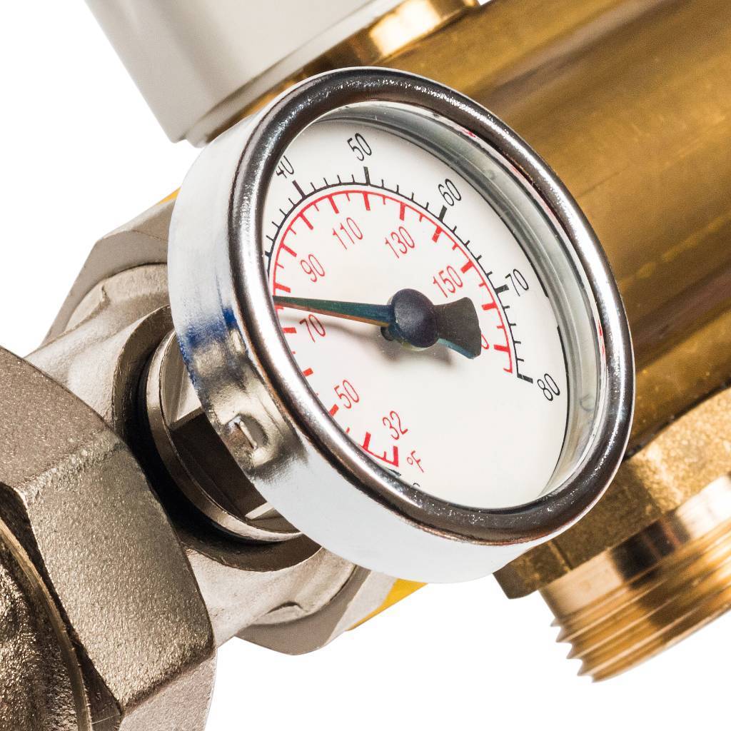 Распределительный коллектор из латуни с расходомерами STOUT 10 выходов, SMB 0473 000010