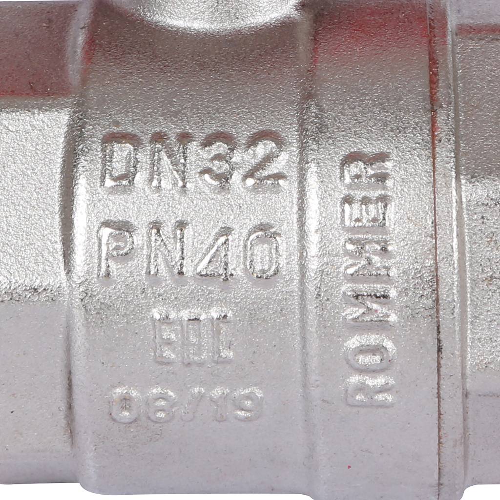 Кран шаровой ROMMER 1 1/4 НР/НР, ручка бабочка, RBV-0007-0410232