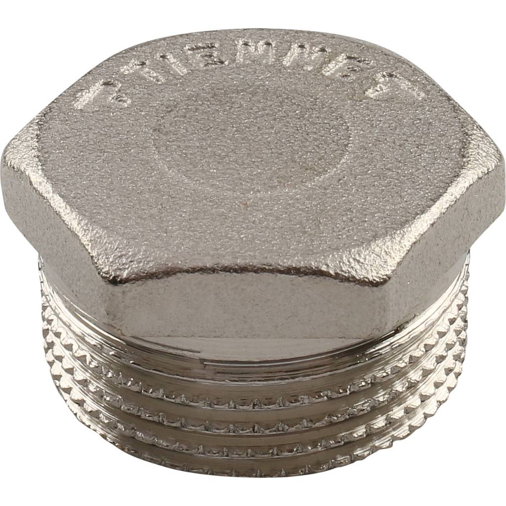 Заглушка TIEMME НР никелированная 3/4 для стальных труб резьбовой, 1500230