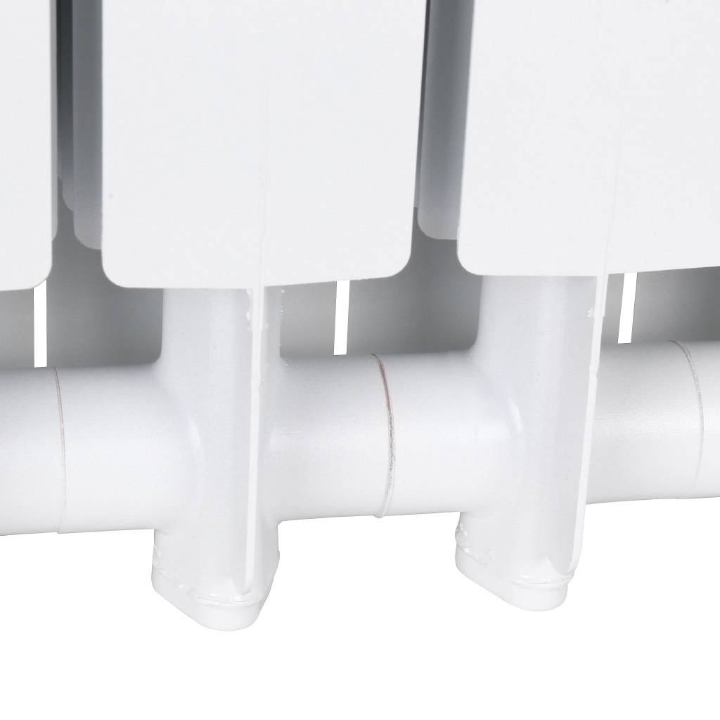 Радиатор алюминиевый Global VOX- R 500 6 секций нижнее правое подключение (белый RAL 9010), 169529