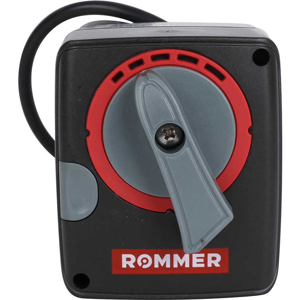 Сервопривод ROMMER 24V c регулировкой по сигналу 0-10V, 60s, 120s/90°, RVM-0005-024001
