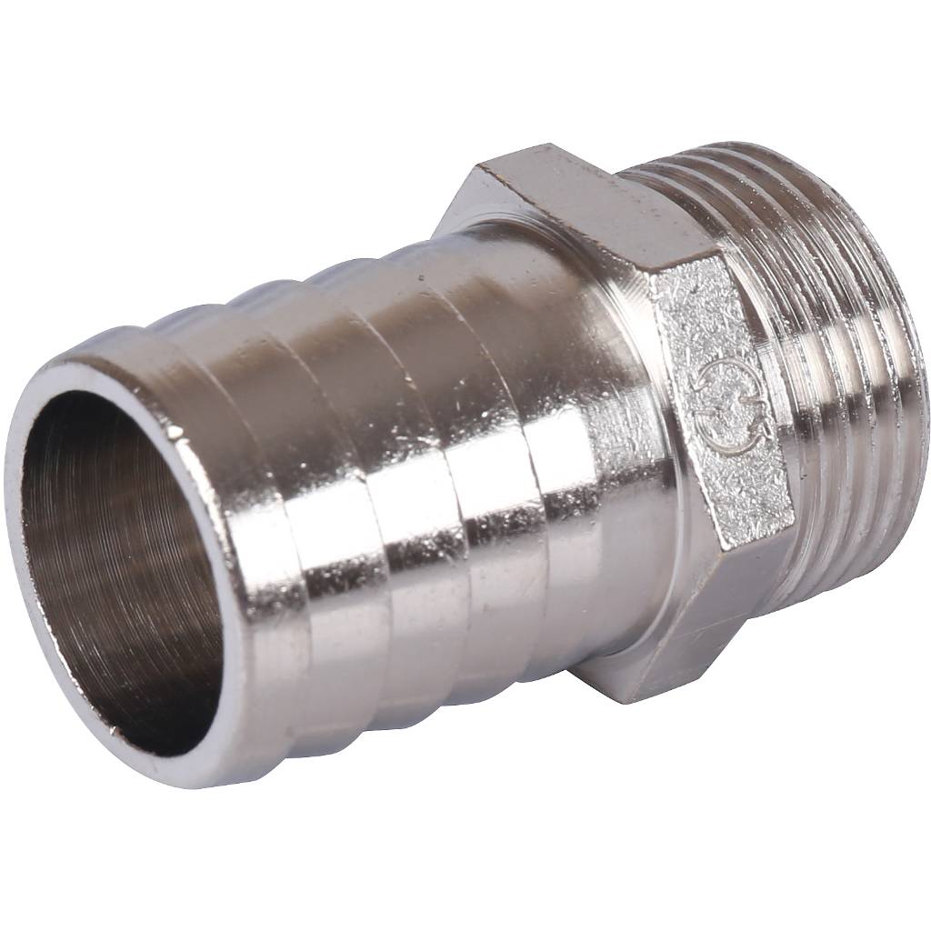 Штуцер STOUT НР никелированный 3/4 x25, SFT-0067-003425