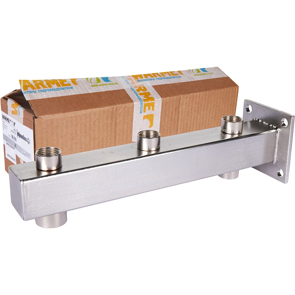 Настенная группа безопасности Warme WC-2 для расширительного бака, нержавеющая сталь 295/80