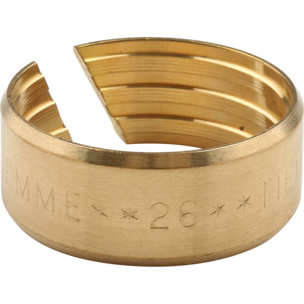 Угольник TIEMME с наружной резьбой (26х3.0х3/4) для металлопластиковых труб винтовой, 1600050