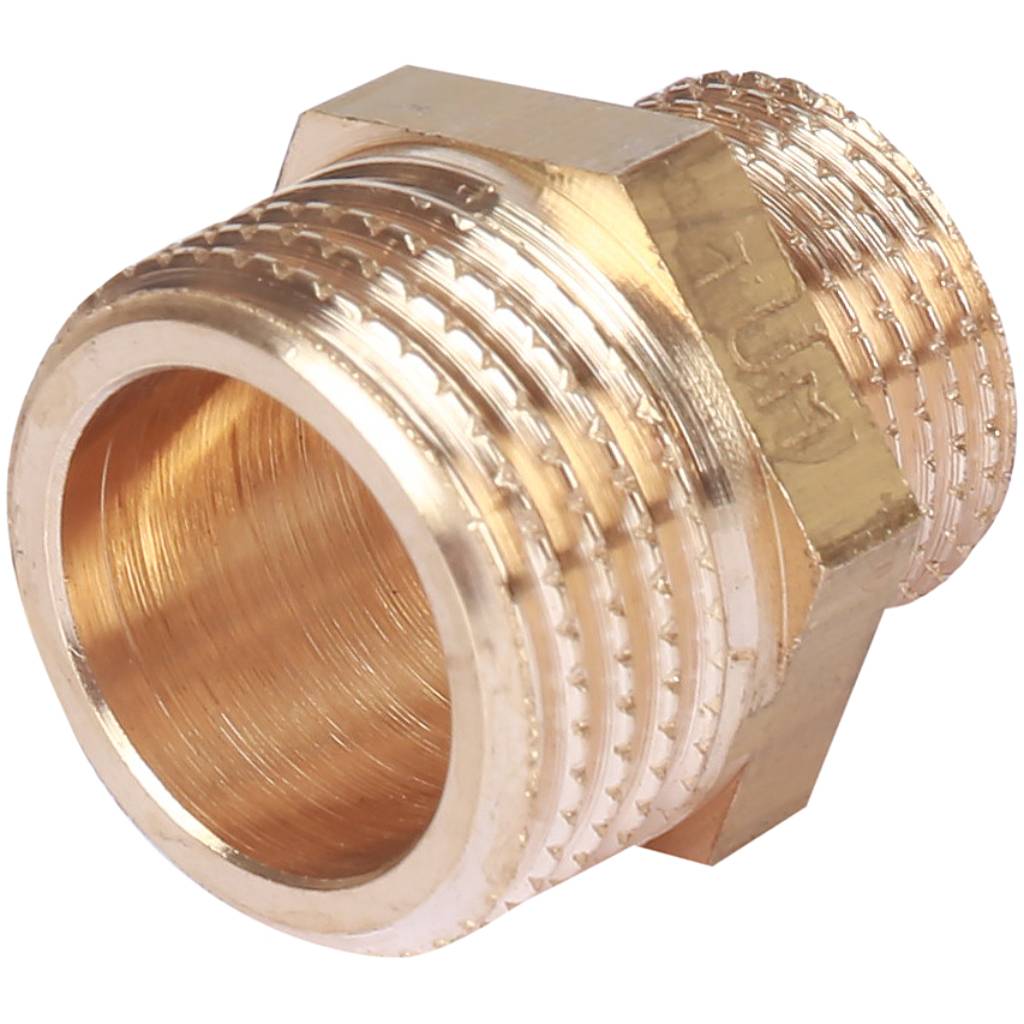 Ниппель HH TIEMME 1/2х3/8 для стальных труб резьбовой, 1500074