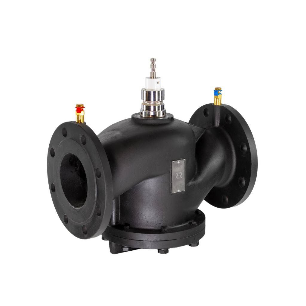 Комбинированный балансировочный клапан Ридан AQF-R DN80, с ниппелями, фланцевый, 003Z1974R