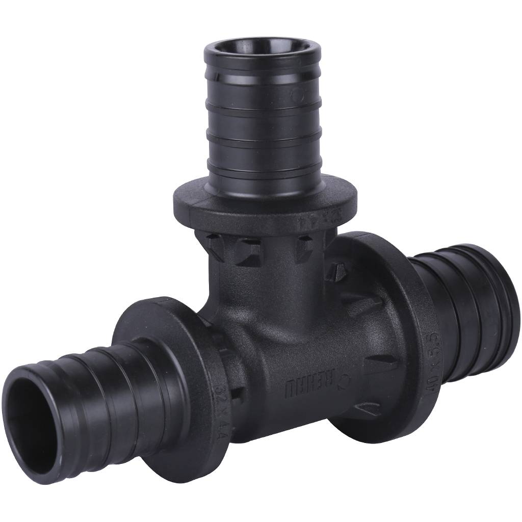 Тройник РЕХАУ RAUTITAN с уменьшенным боковым и торцевым проходом 40-32-32 PX, 11600921001