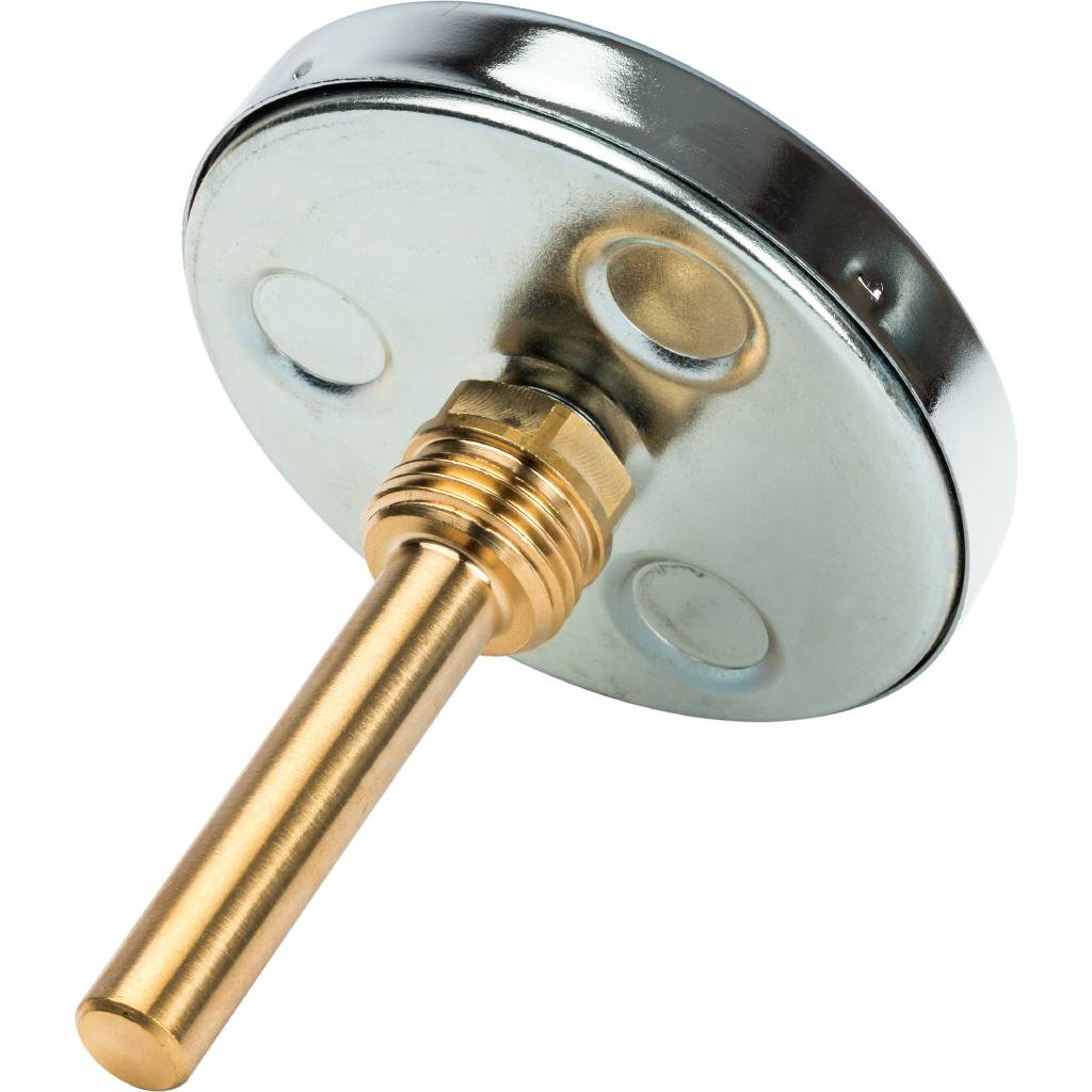 Термометр биметаллический STOUT с погружной гильзой 75 мм