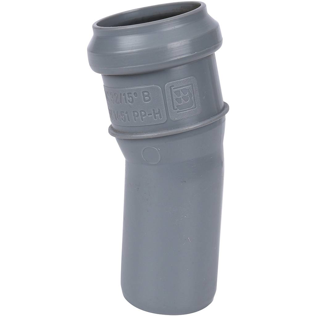 Kolano 32/15 (504001CR) (504001.R) Sinikon СТАНДАРТ Отвод D 32x15° Aquer