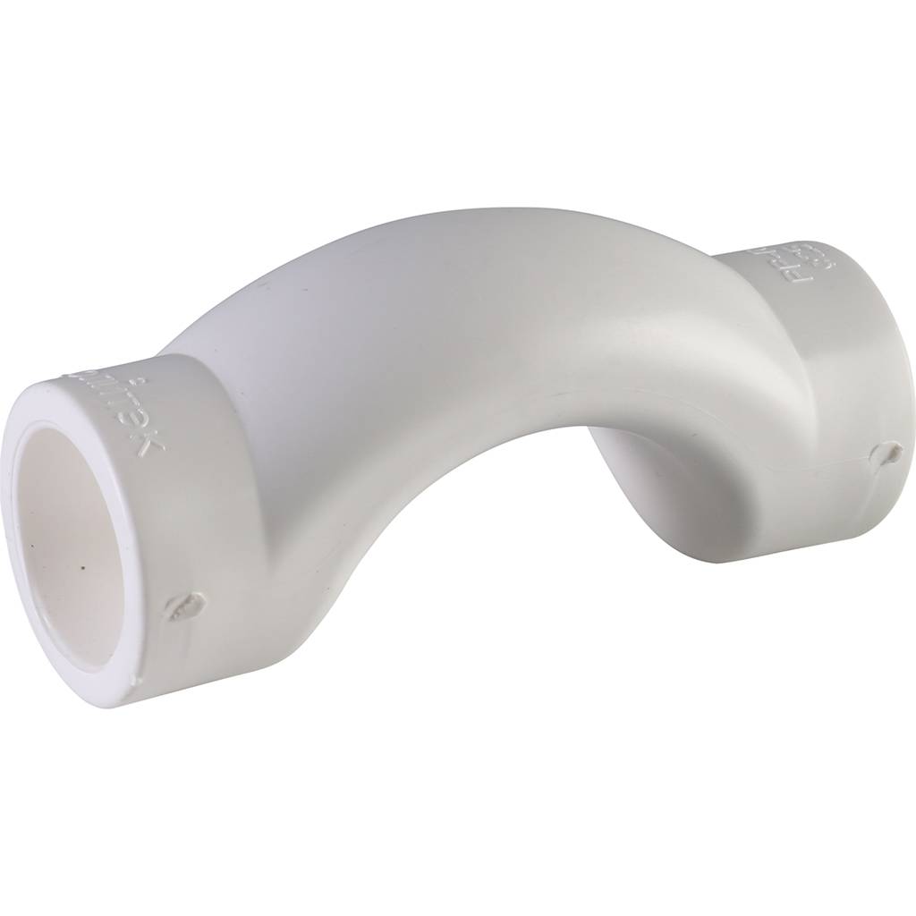 Обводное колено Политэк d=20 для полипропиленовых труб под сварку (цвет белый), 9000010025