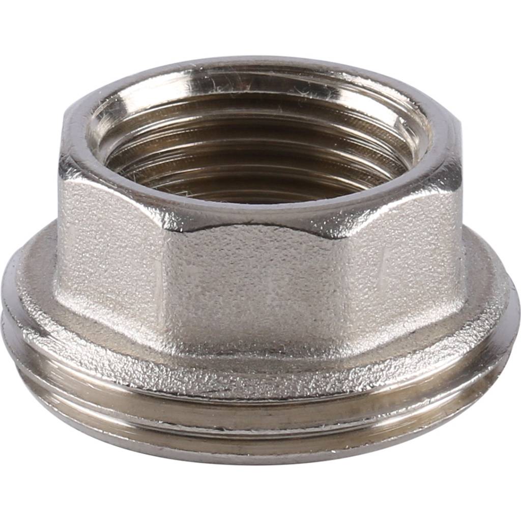 Муфта разъемная Kalde с внутренней резьбой 20х1/2 для полипропиленовых труб под сварку (цвет белый), 3252-tuf-200b00