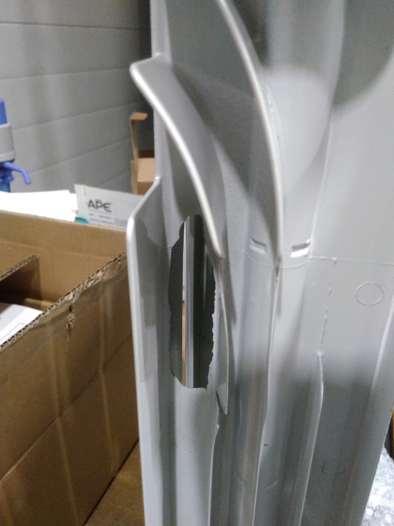 Уцененный товар (скол на крайней секции): Радиатор биметаллический ROMMER Optima BM 500 6 секций боковое подключение (RAL9016), RBM-0210-050006