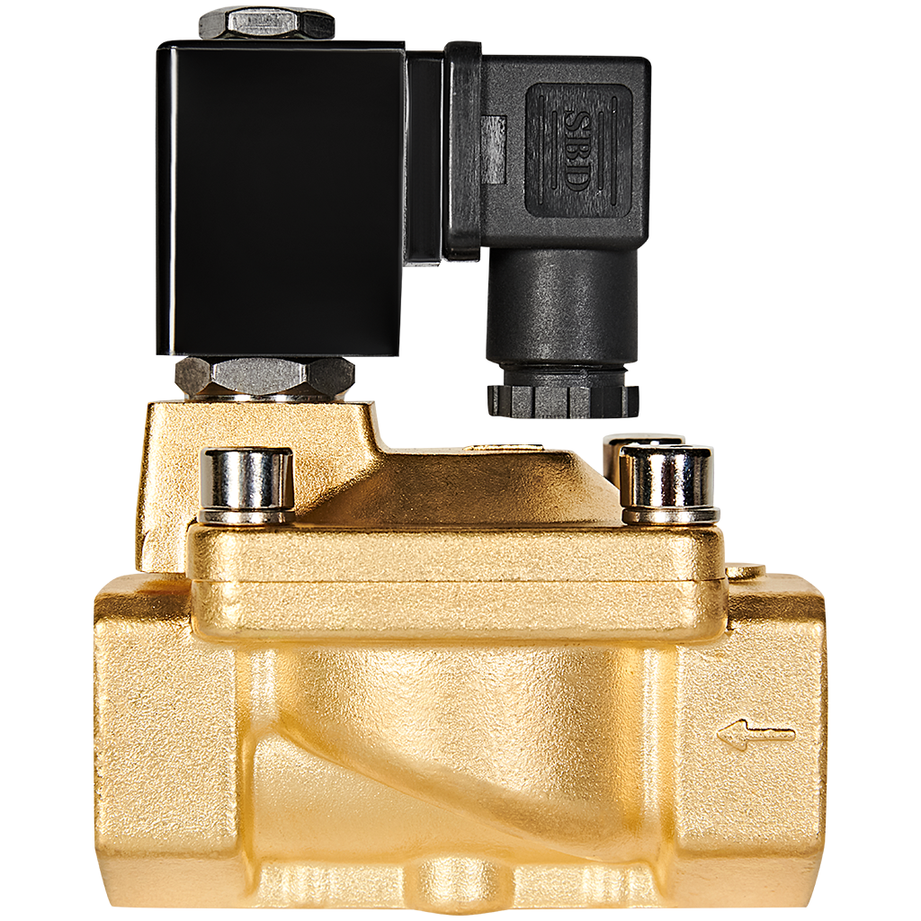 Клапан соленоидный (электромагнитный) STOUT непрямого (пилотного) действия НЗ 220В G1 SSV-0030-220025