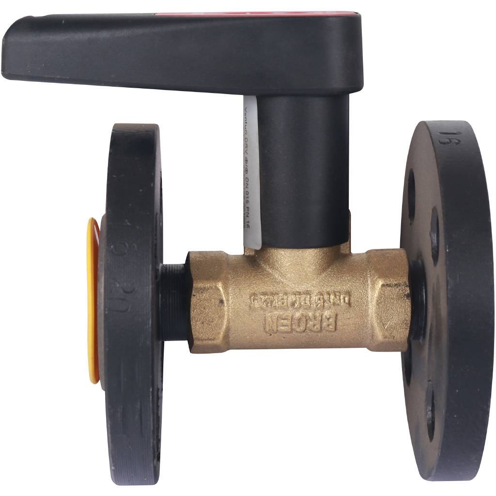 Клапан балансировочный БРОЕН Venturi DRV DN 015 PN 16 ручной фланцевый, 56253