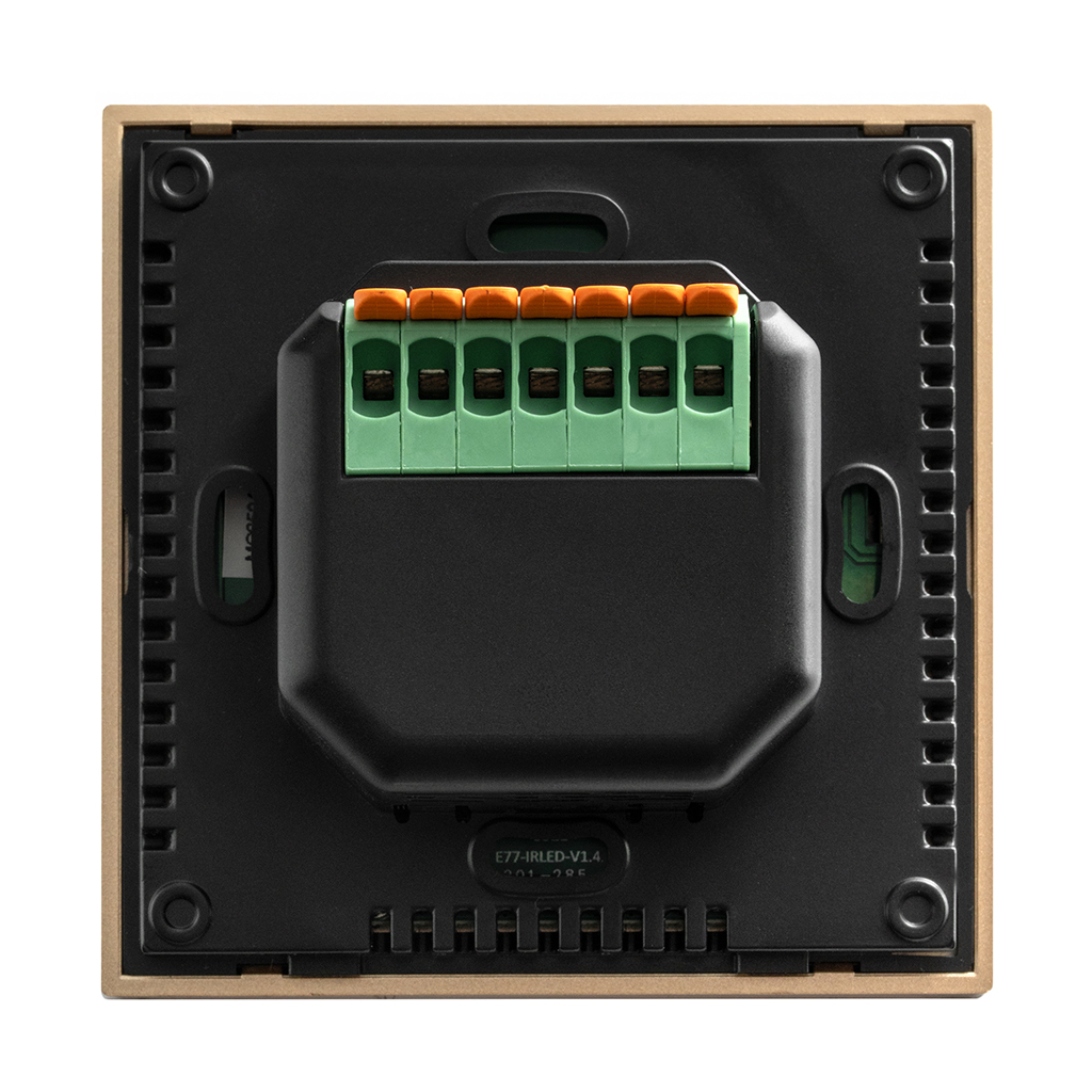 Терморегулятор электронный Теплолюкс Solus Zen Wi-Fi черный/золото, 100000379600