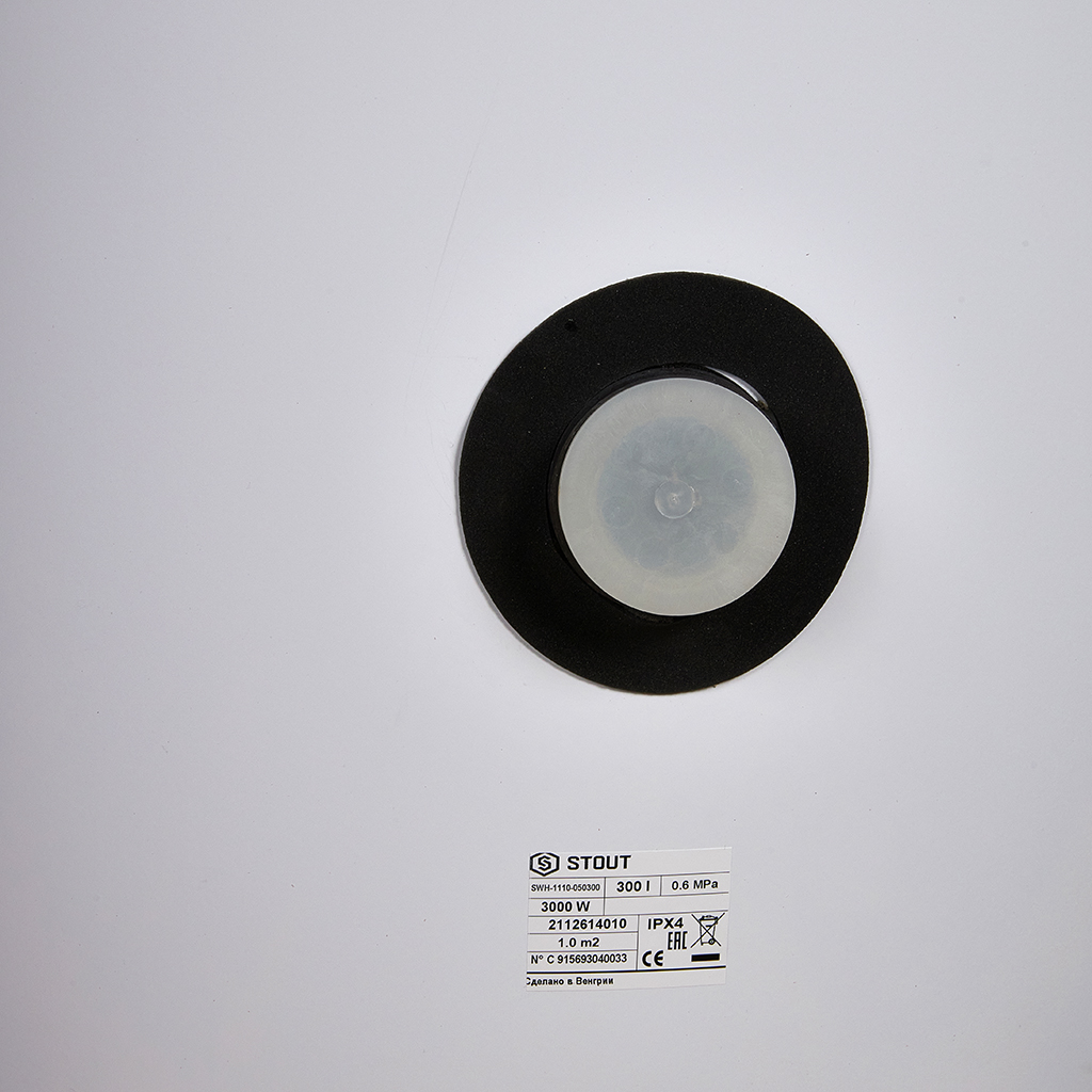 Водонагреватель STOUT бойлер комбинированного нагрева напольный 300 л, один теплообменник, ТЭН 3 кВт, SWH-1110-050300