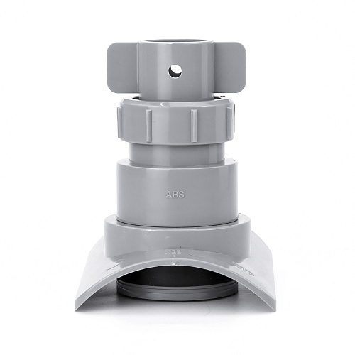 Врезка (адаптер) в канализационную трубу ВК ABS 110х40, серый,РТП