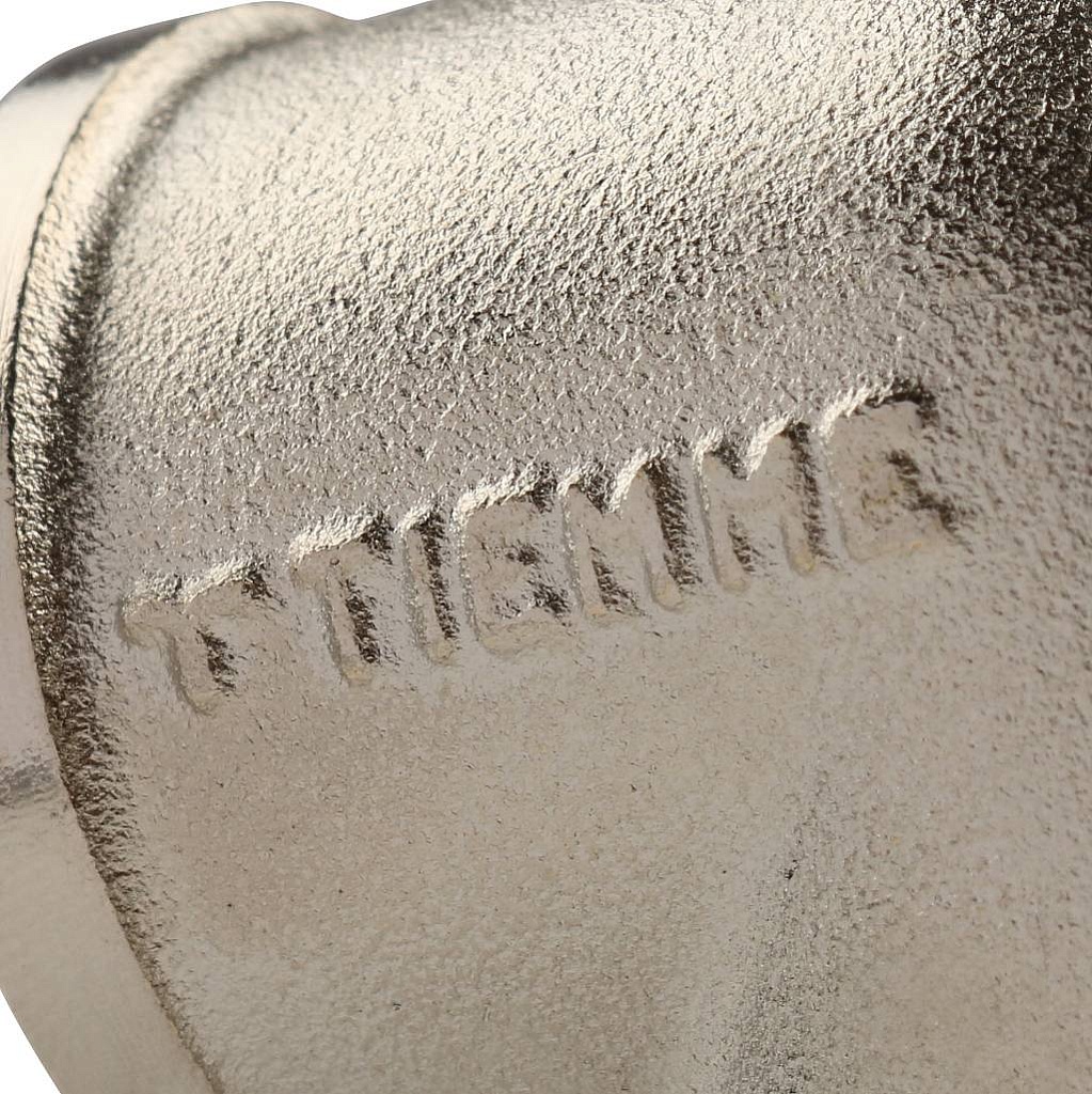 Угольник TIEMME НВ никелированный 3/4х3/4 для стальных труб резьбовой, 1500146