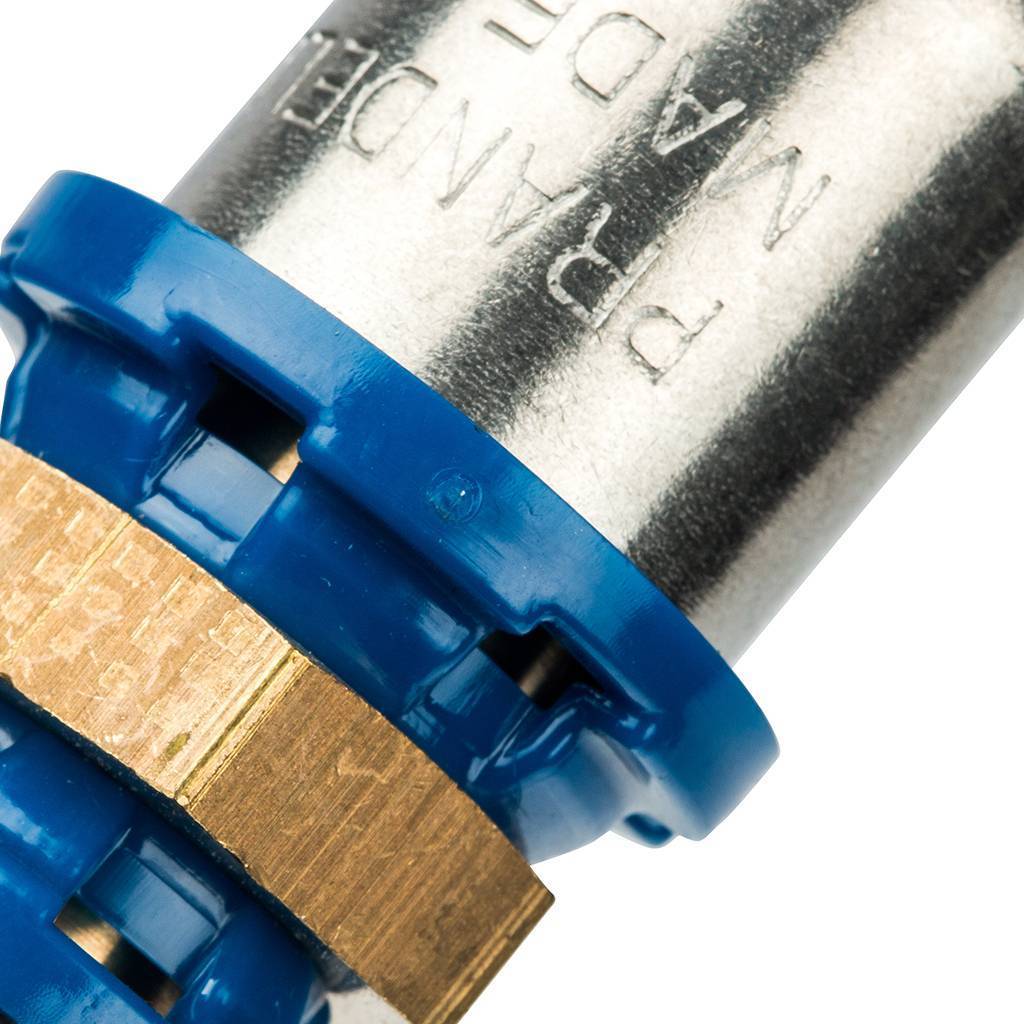 Муфта переходная Prandelli Multyrama 20,2х16,2 профиль H,TH,U для металлопластиковых труб прессовой, 509.11.04.1