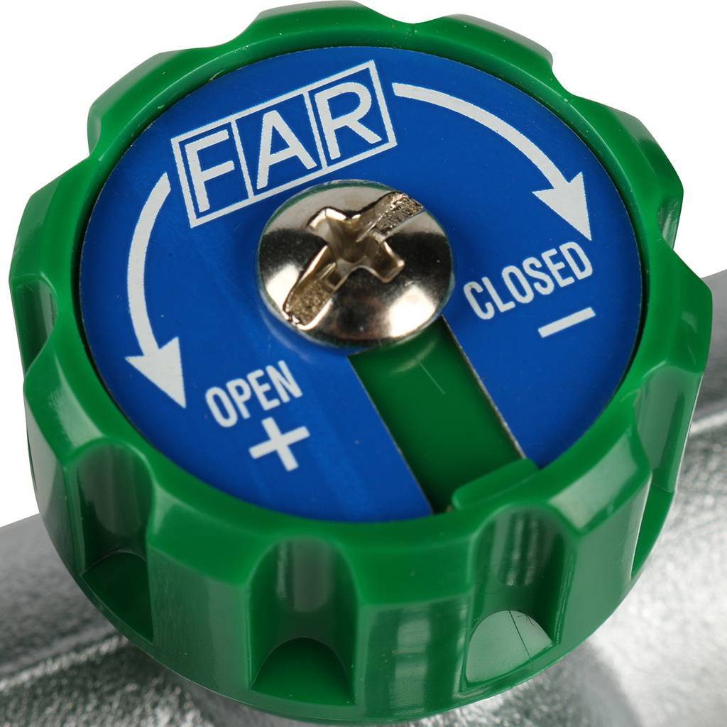 Коллектор распределительный FAR 1 , проходной, хромированный, 3 отвода 3/4  плоское уплотнение