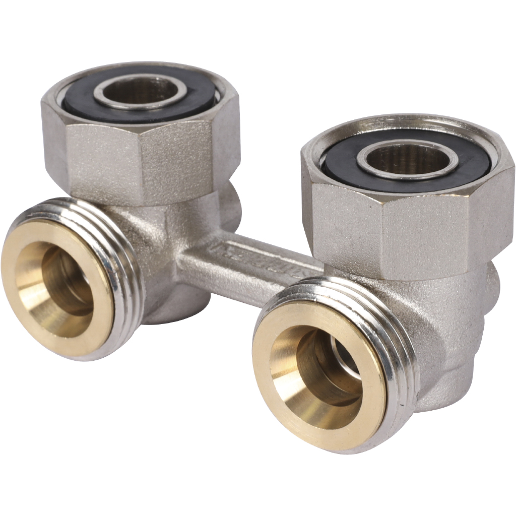 Узел нижнего подключения для радиаторов Meibes Standart line Тип E2/50 угловой, 3/4 НPx3/4 HP, F10017