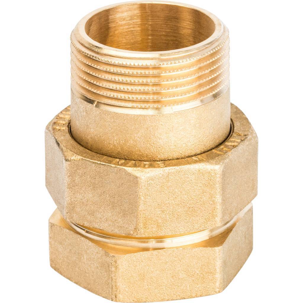 Разъемное соединение STOUT американка ВН 1 1/4 уплотнение под гайкой по плоскости, SFT-0044-000114