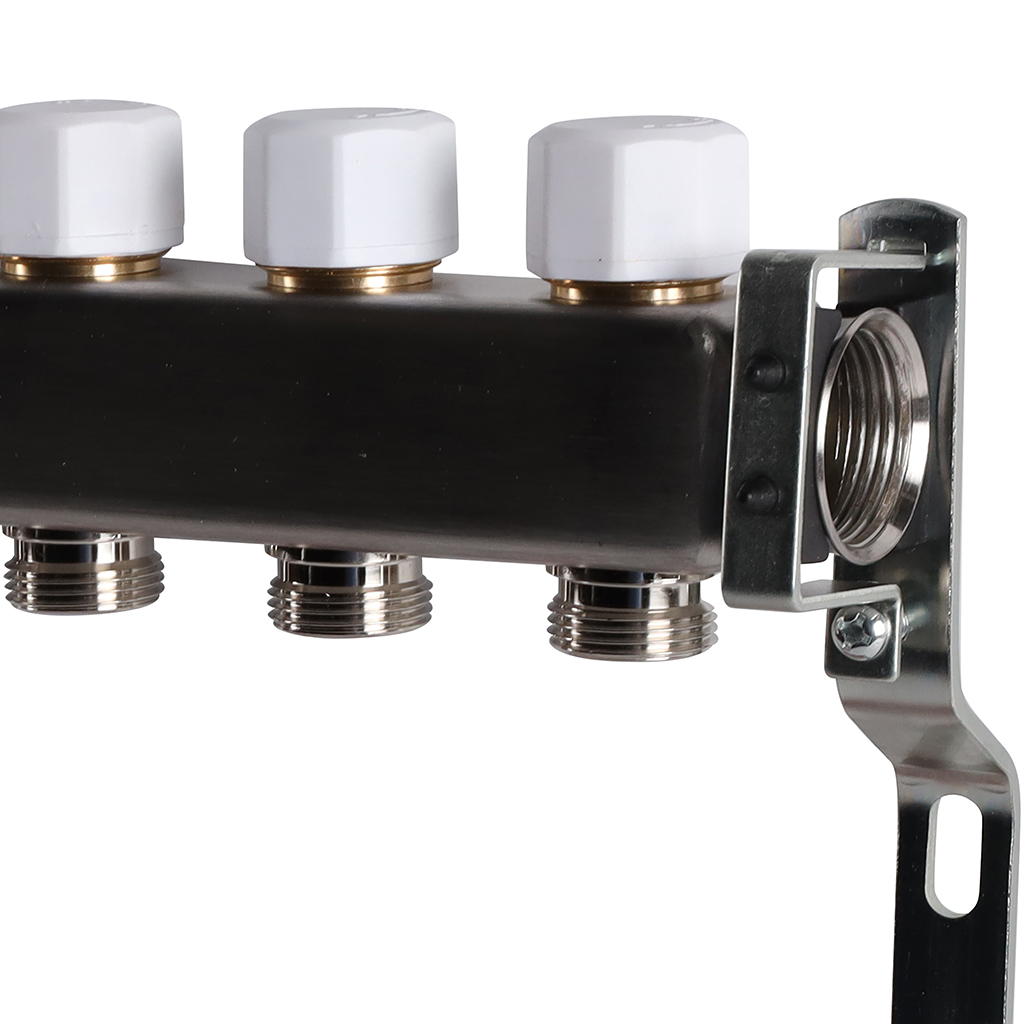 Коллектор из нержавеющей стали с расходомерами ROMMER 10 выходов, RMS-1200-000010