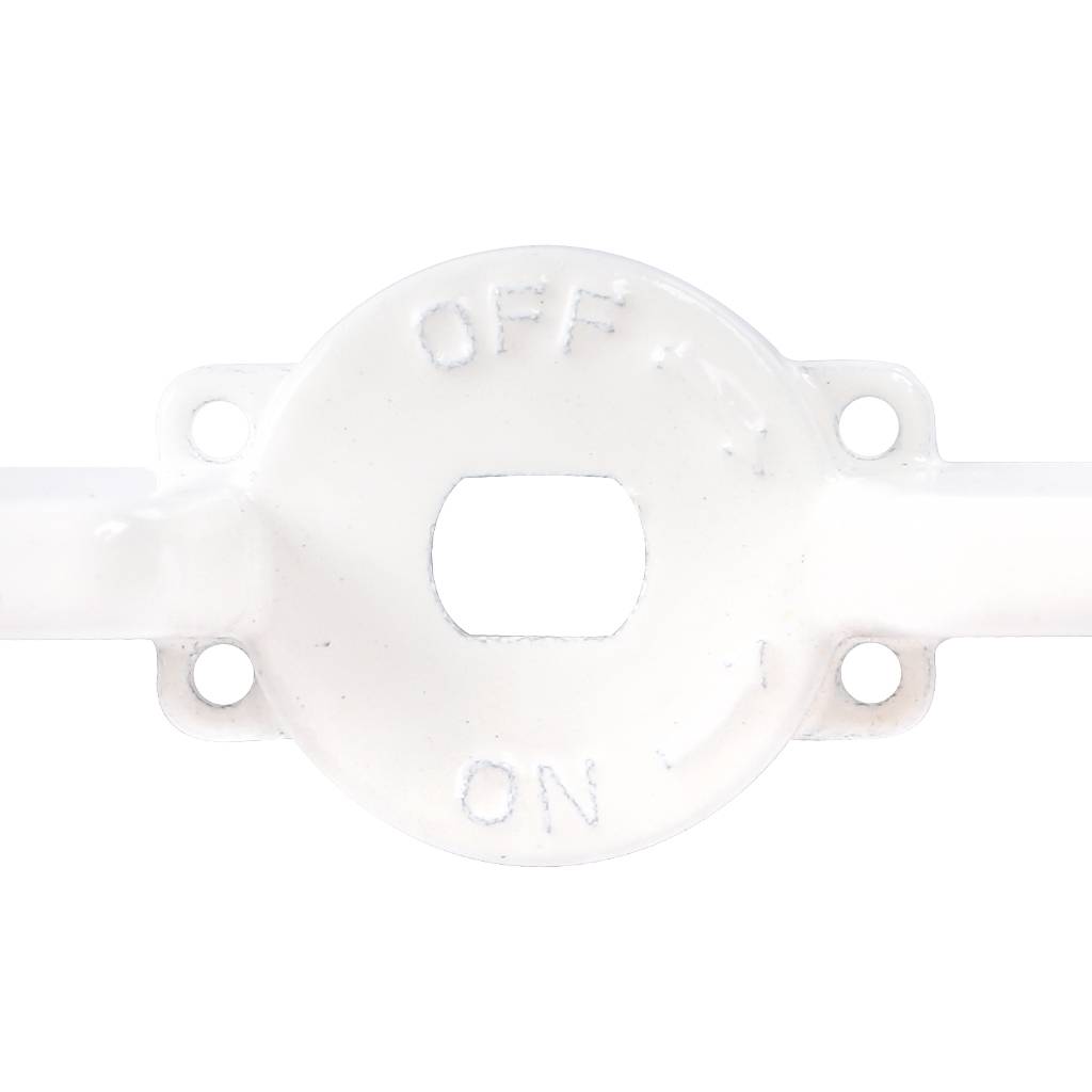 Ручка-бабочка STOUT для шарового крана STOUT 1 - 1 1/4 (Белая), SVB-BUT-1114-01