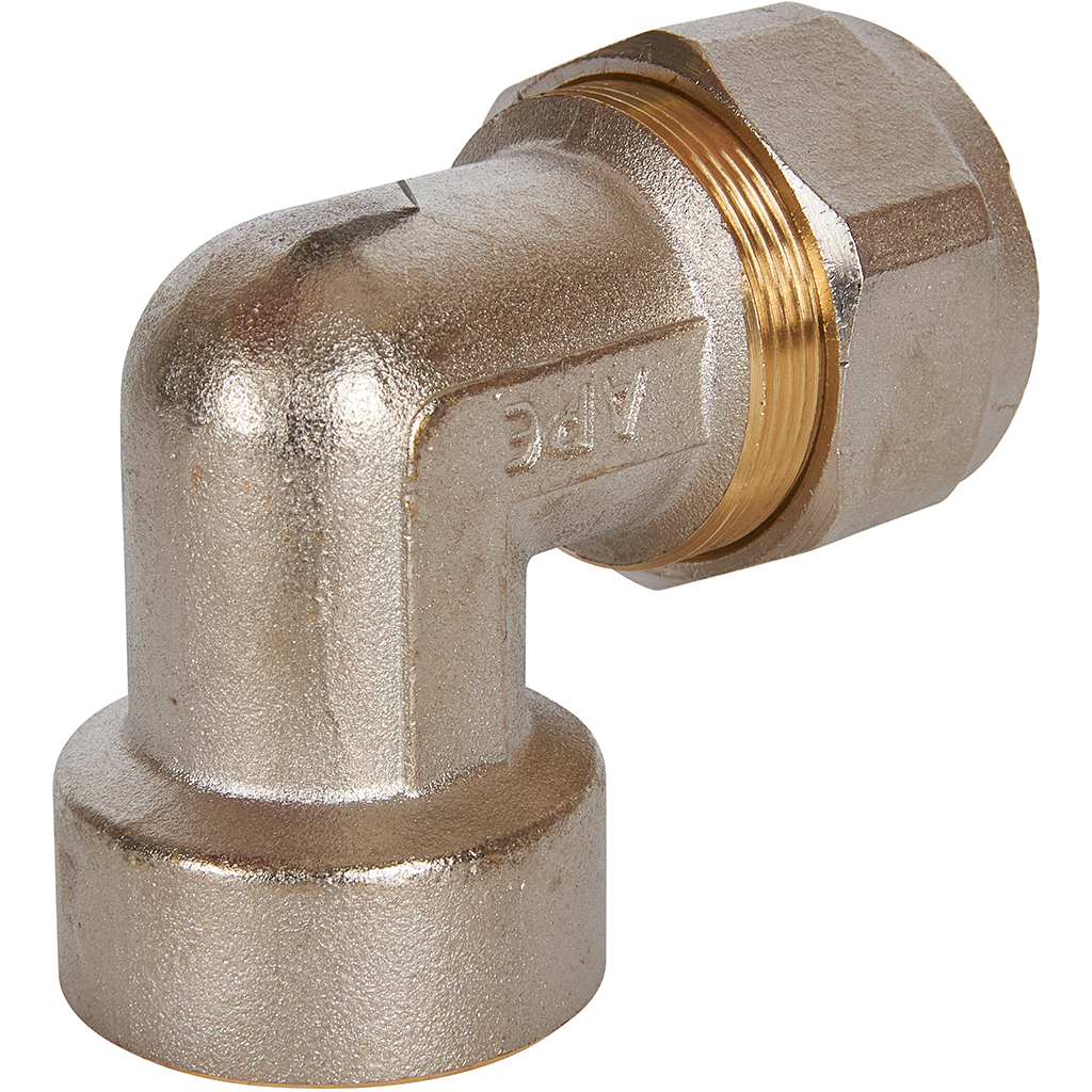 Угольник-переходник STOUT с внутренней резьбой 1 x32 для металлопластиковых труб винтовой, SFS-0007-000132