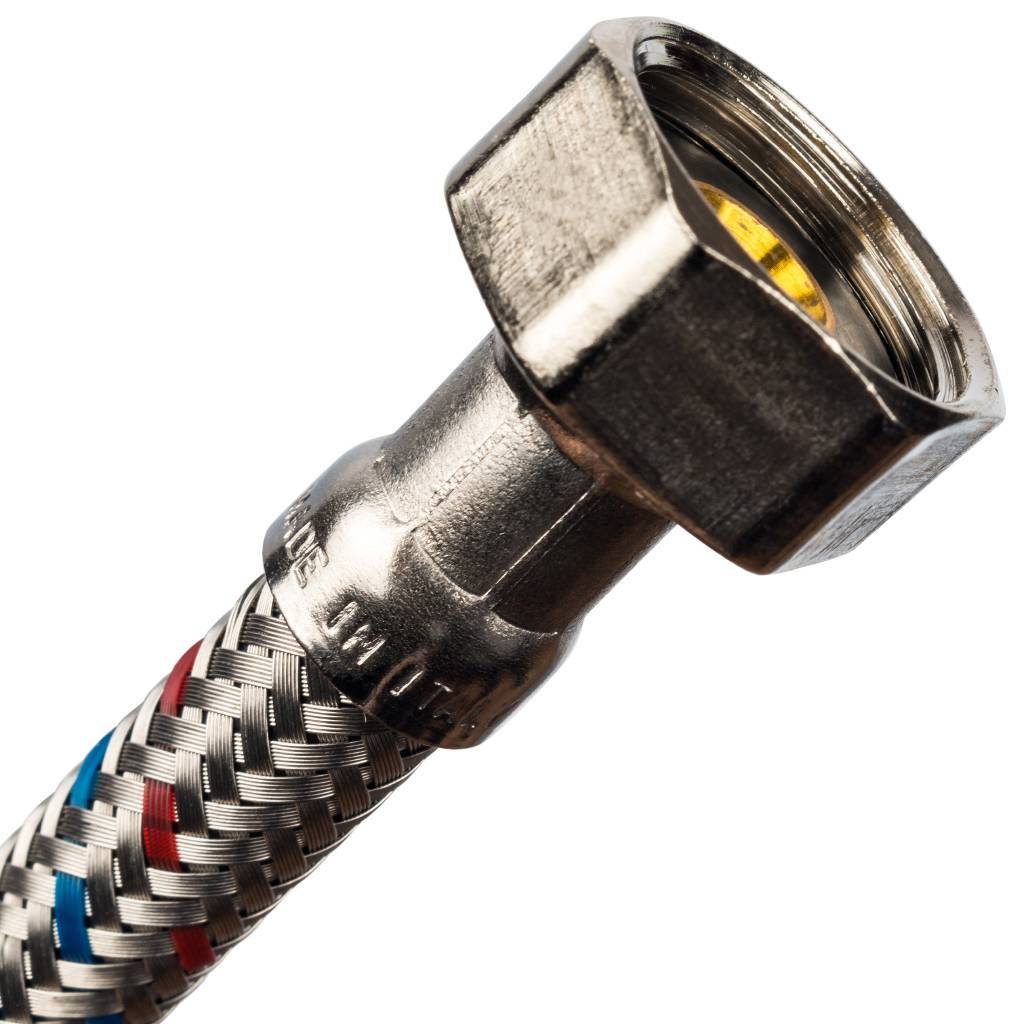 Гибкая подводка для воды STOUT НР 1/2 х ВР 1/2, длина 600 мм, SHF-0087-081515