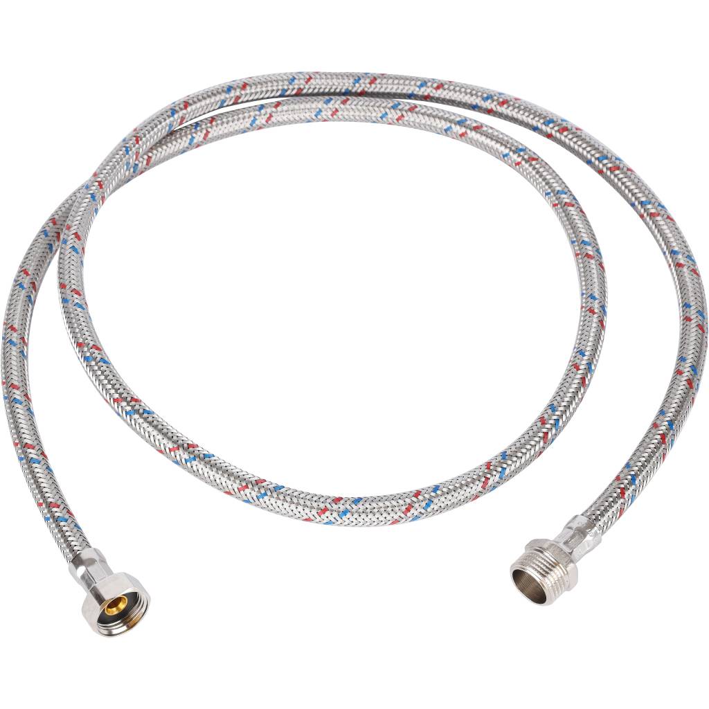 Гибкая подводка для воды STOUT НР 1/2 х ВР 1/2, длина 1500 мм, SHF-0091-081515