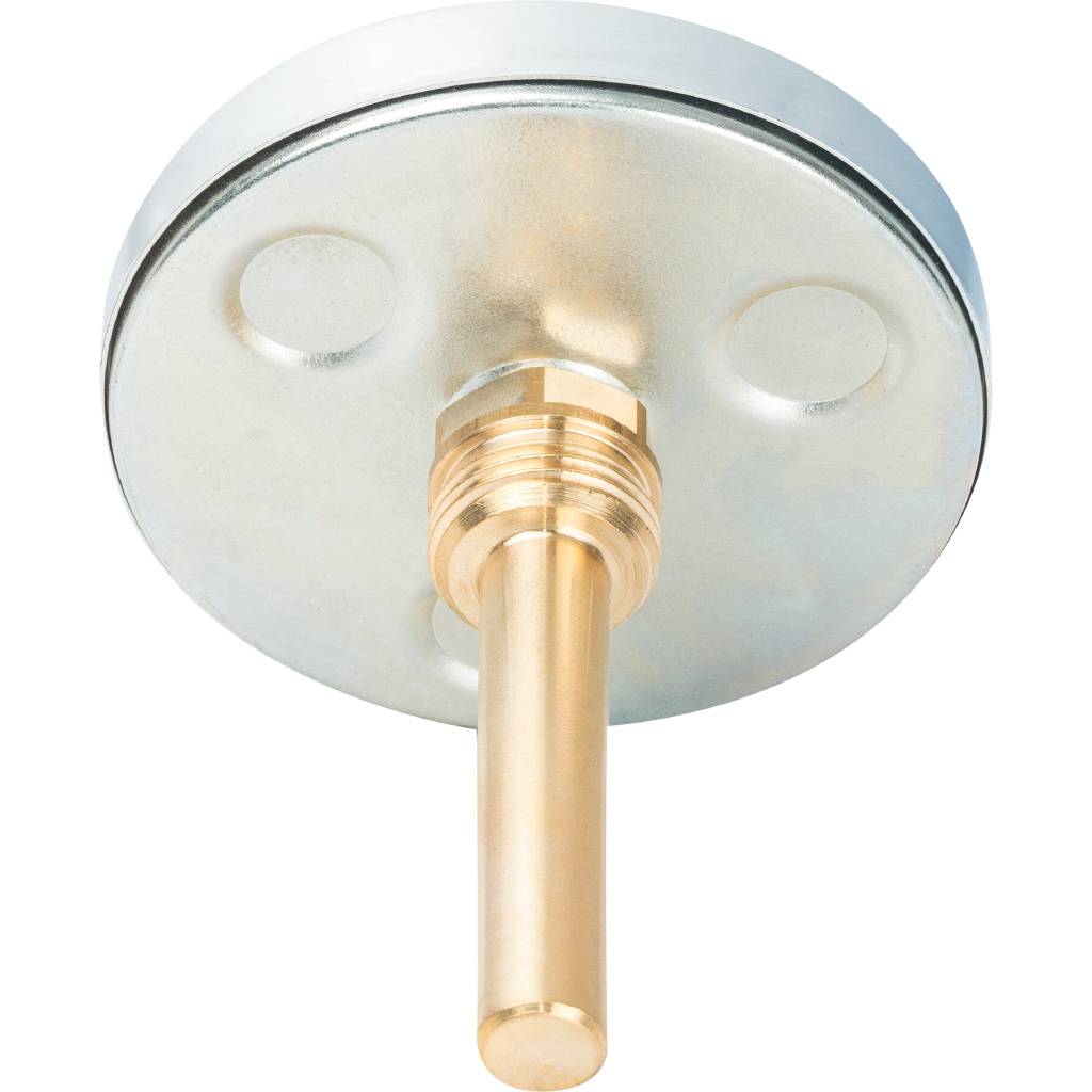 Термометр биметаллический WATTS с погружной гильзой 100 мм