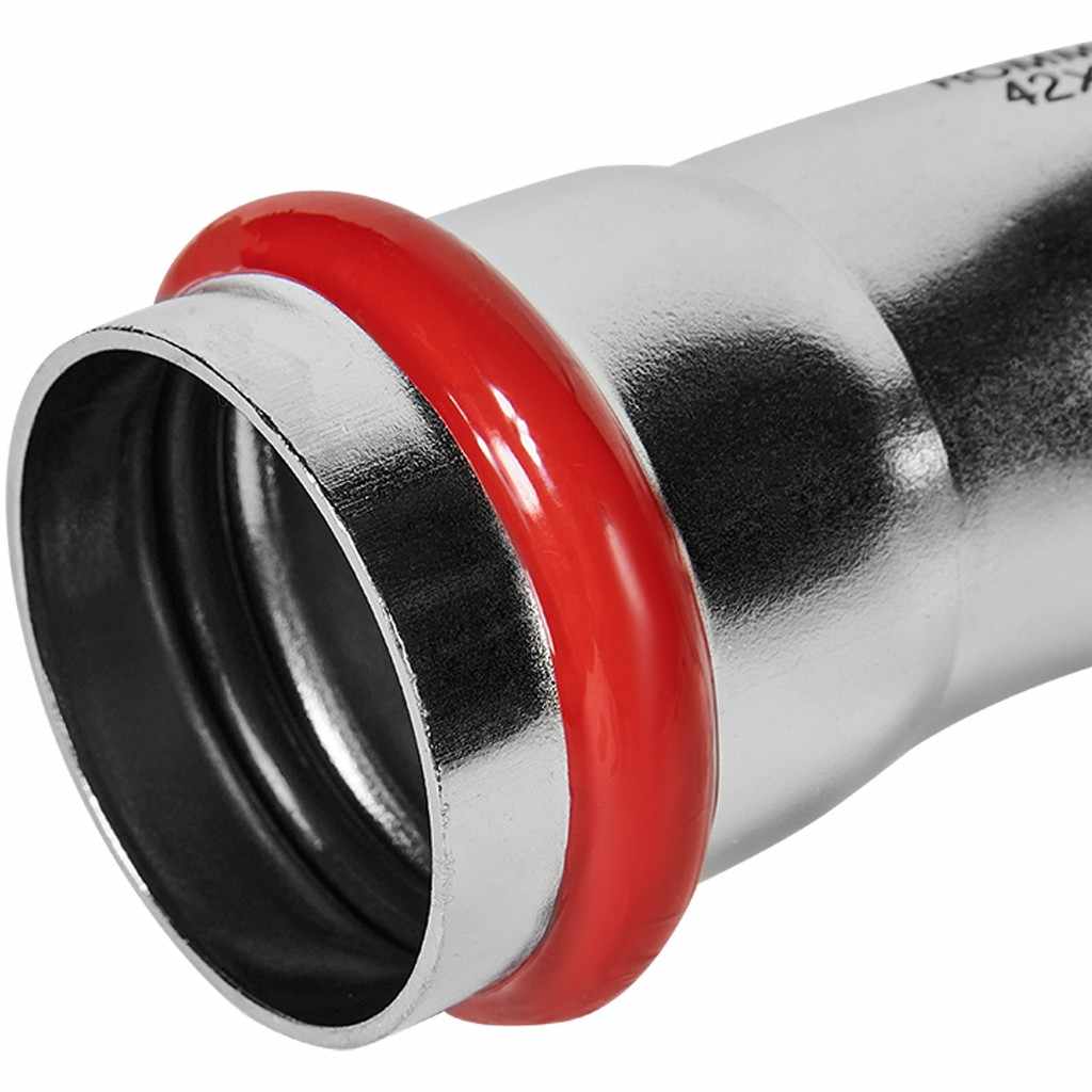 Угольник ROMMER 45° ВПр-ВПр, 42, из нержавеющей стали прессовой, RSS-1005-000042