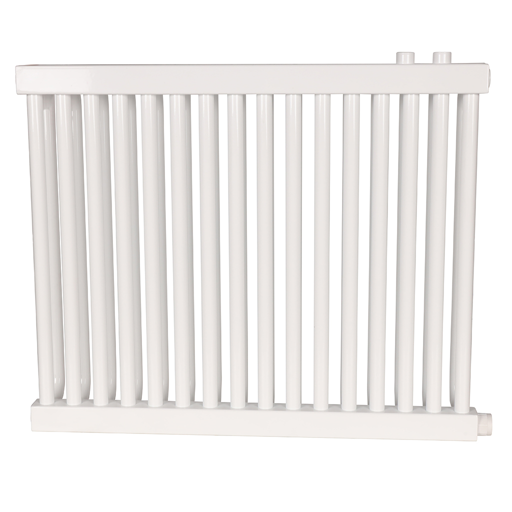 2-х трубчатый радиатор стальной ROMMER RST 2050/16 секций нижнее правое подключение RAL9016, RST-205016-020