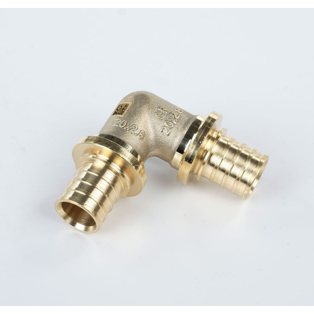 Угольник РЕХАУ 90°, 20 MX для труб из сшитого полиэтилена аксиальный