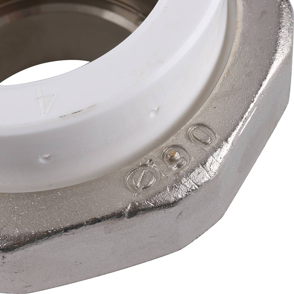 Муфта разъемная Kalde с наружной резьбой 90x3 для полипропиленовых труб под сварку (цвет белый), 3252-tum-903000