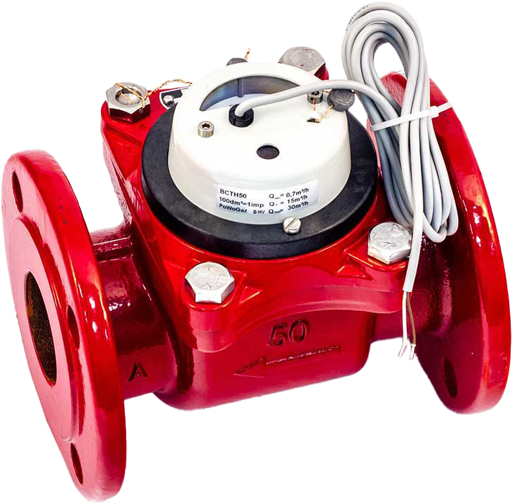 Счетчик горячей воды Тепловодомер с имп.выходом ВСТН-50 Ду50, R131-050-430-B54