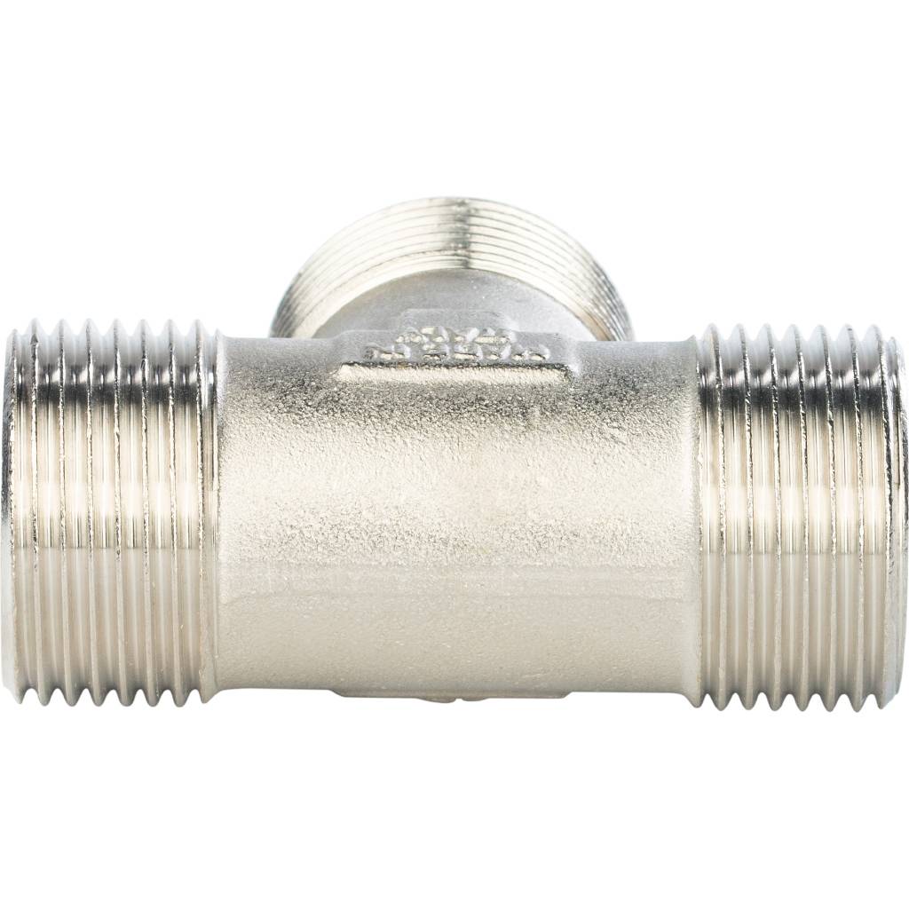 Тройник STOUT НН никелированный 1/2X1/2X1/2, SFT-0018-121212