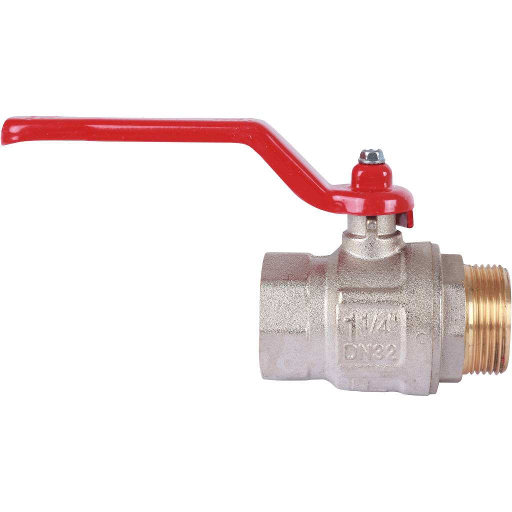 Кран шаровой Itap IDEAL 091 1 1/4 муфта/резьба полнопроходной (рычаг), 27513