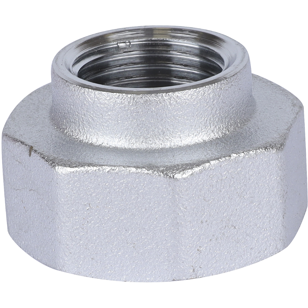 Хромированный концевой переходник для коллекторов FAR (ВР-ВР) 1 х 1/2, FK 4000 112