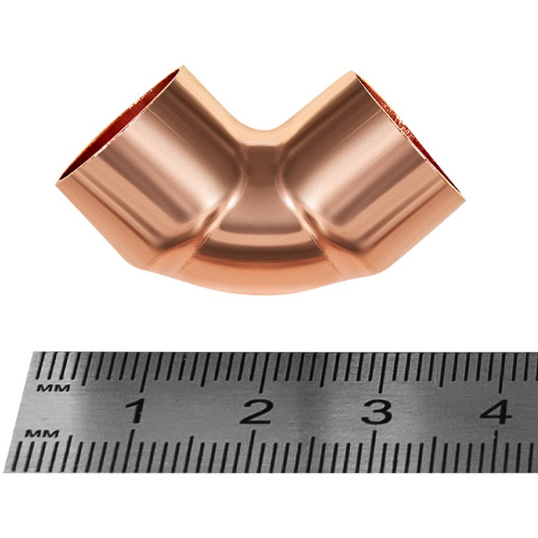 Угол JINTIAN 90° ВП-ВП 15  из меди под пайку, JT-1509015