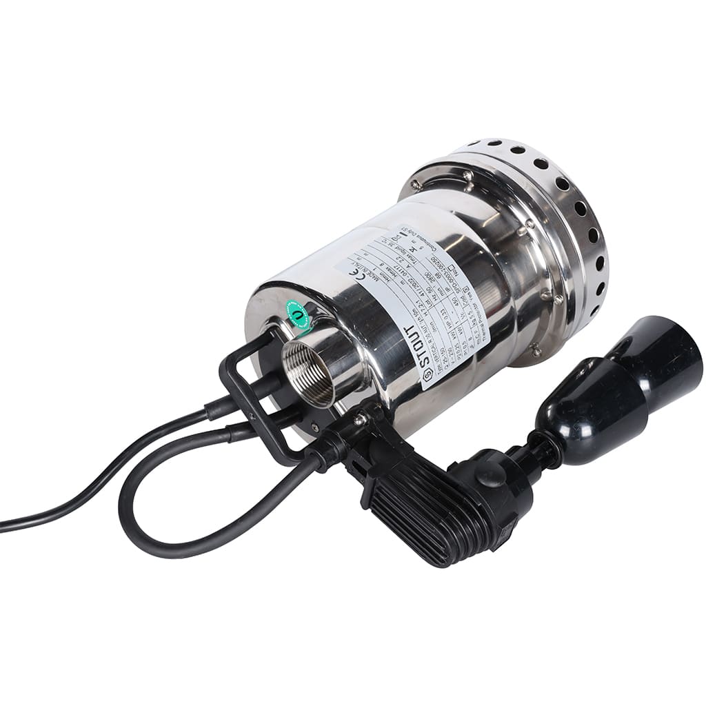 Насос дренажный STOUT с вертикальным поплавком, кабель 10 м, 230V, Q=150 л/мин, H=8 м, SPD-0003-200250