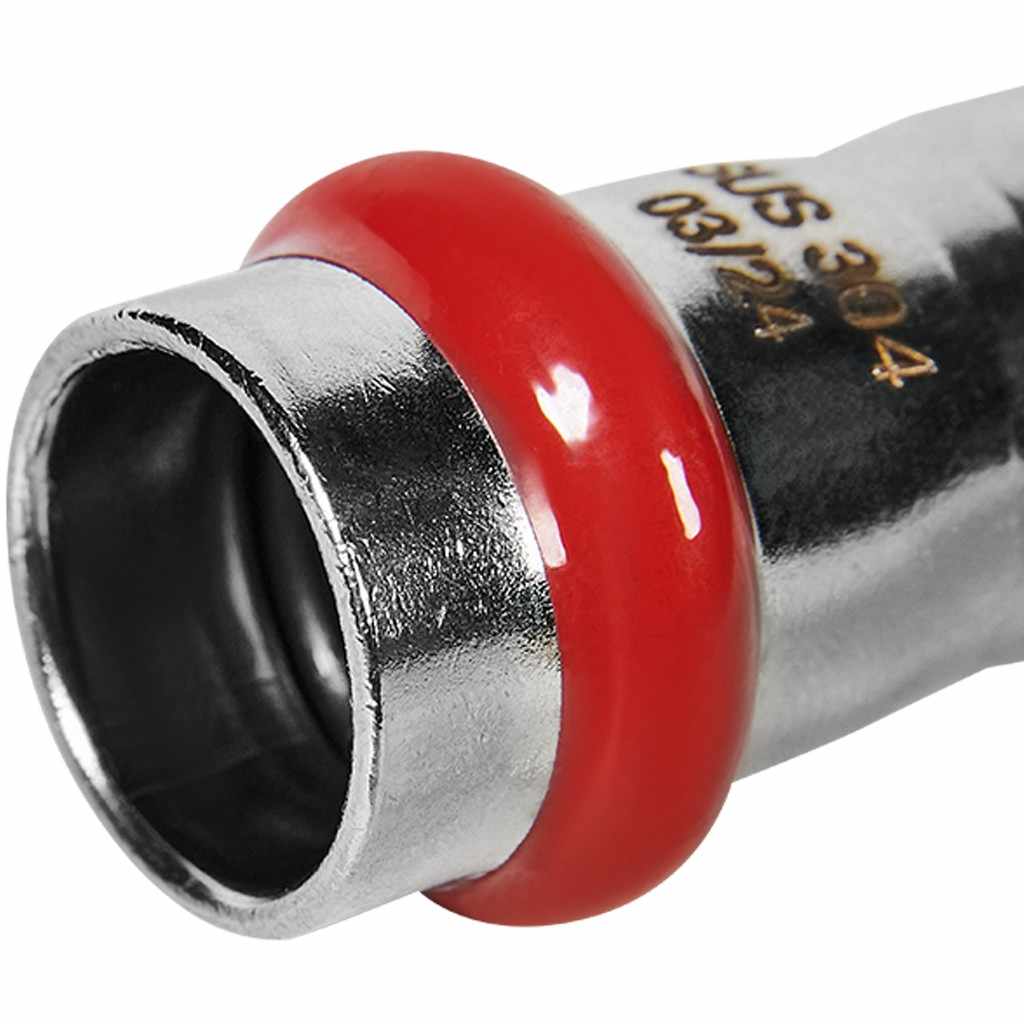 Муфта ROMMER переходная НПр-ВПр, 18х15, из нержавеющей стали прессовой, RSS-1020-001815